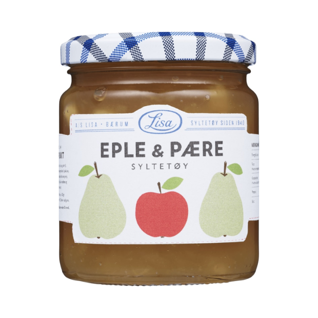 Apple & Pear Jam - Eple&Pæresyltetøy 250g Lisa